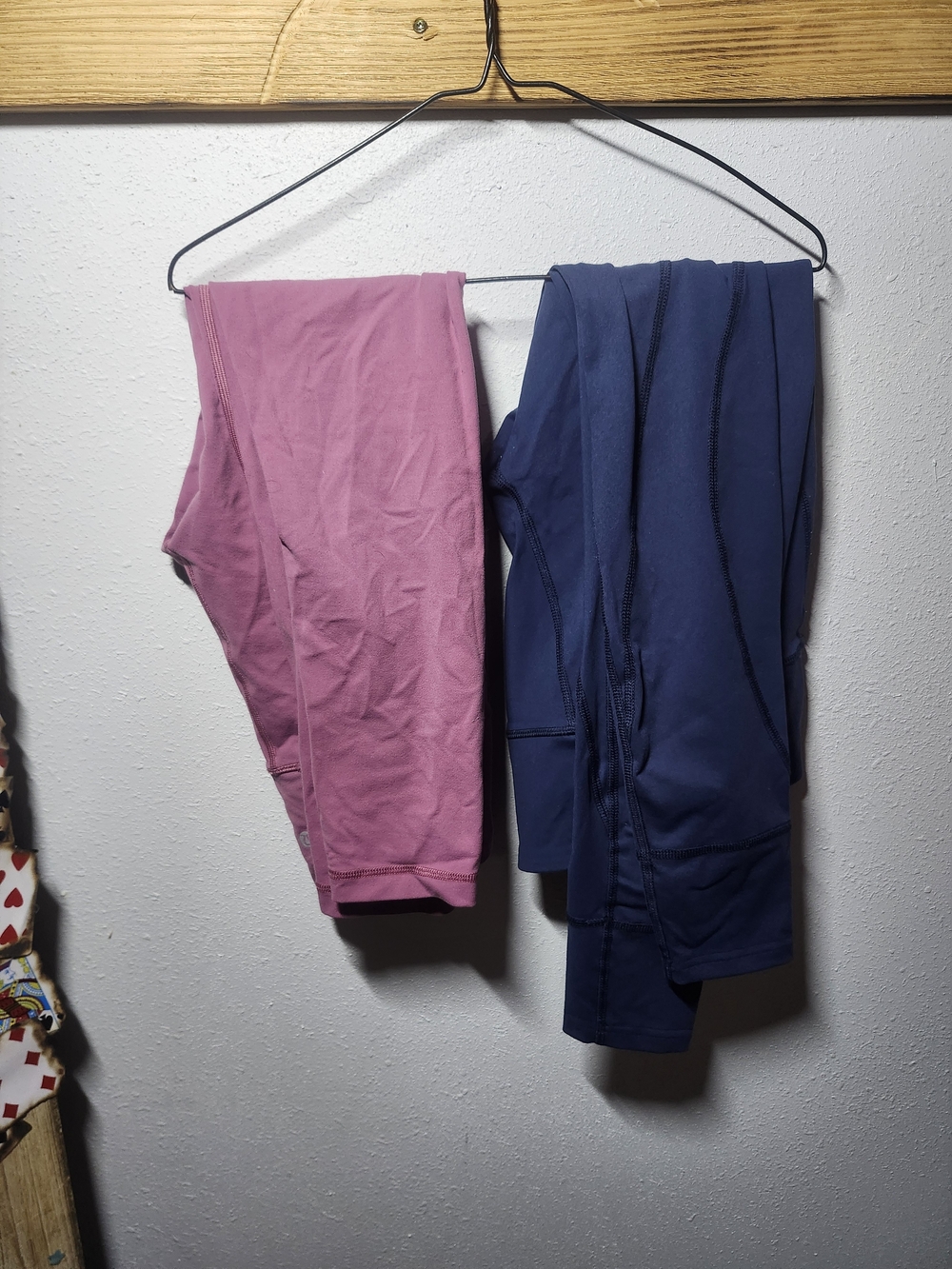 Active Leggings - Pink and Navy